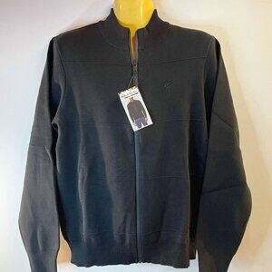 Robert Graham Men's Black Full Zip Sweater - NWT